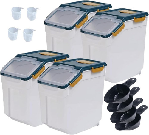 Airtight 25lb flour - flour, storage