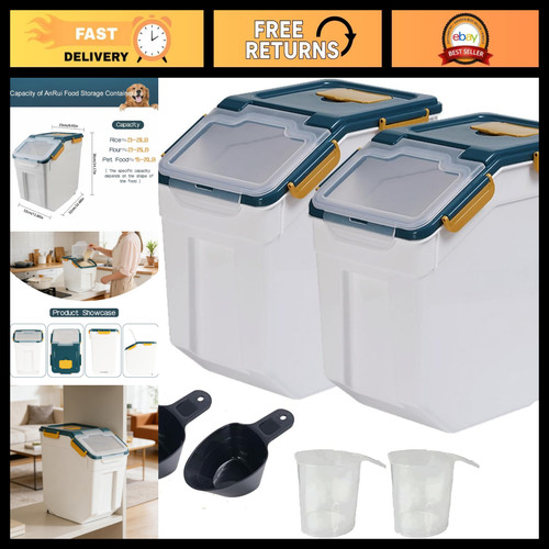 Airtight 25lb flour grain - flour, &