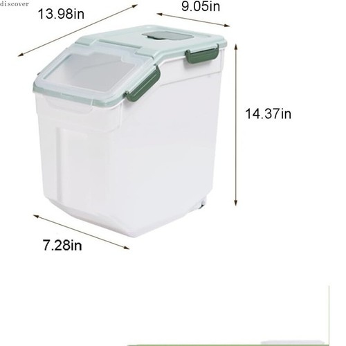 Large flour storage container - flour,
