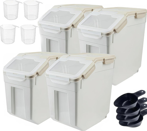 25lb flour rice storage - 25lb,