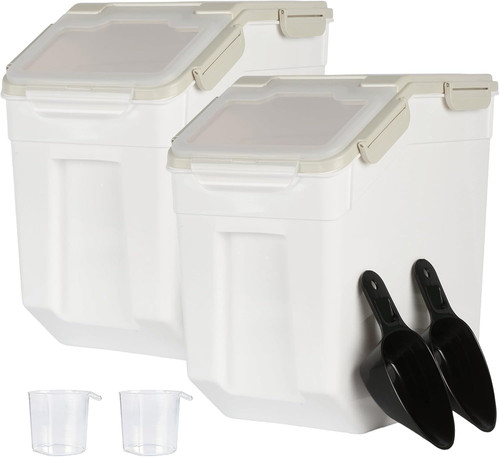 Flour storage containers 25lb - flour,