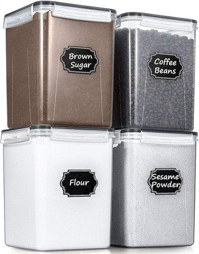 Flour storage containers 2l - flour,