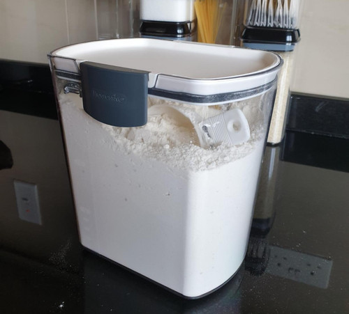 Clear flour storage - clear,