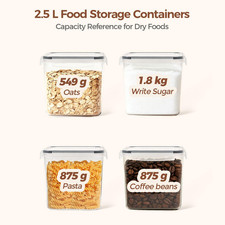 Flour Storage Containers 2.5L