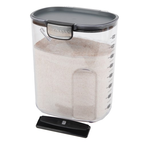 Flour storage container with - storage,