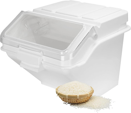 Flour bin 50lb stackable - flour,