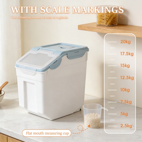 Pcs 25kg large rice storage - 2,