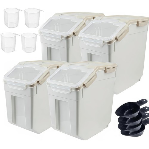 25lb flour rice storage - rice,
