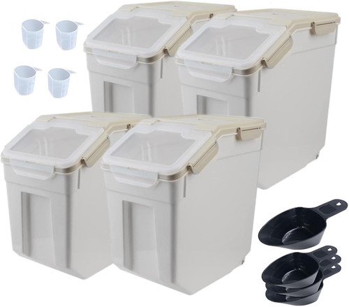 Large flour storage container - flour,