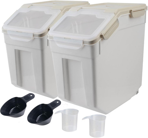 Large flour storage container - flour,