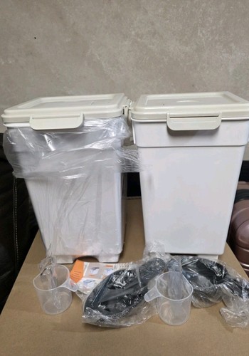 Large flour storage container - flour,