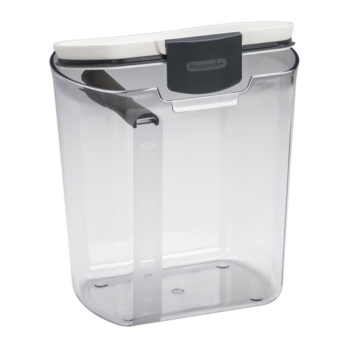 Clear flour storage container - flour,