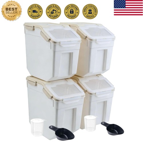 Flour storage containers bin - containers,