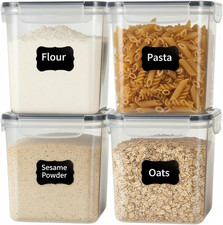 4-Pack Large 2.5L Airtight